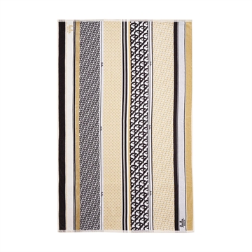 Lala Berlin Beach Towel Tissy Desert Monogram Stripes